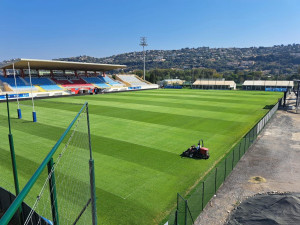 Le Stade Marcel Volot au 30 août 2024 pour la reprise de la Pro D2 à Nice.